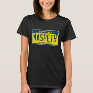Maspeth Queens NY New York Neighbourhood License P T-Shirt