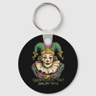 Masque Mardi Apparel Costumes Vintage Mardi Gras C Key Ring