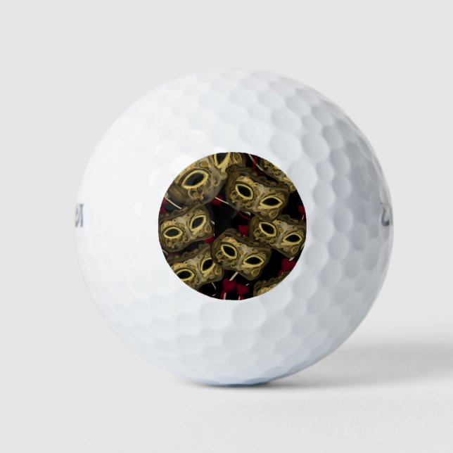 MASQUERADE ART      GOLF BALLS (Front)