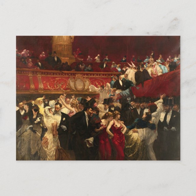 Masquerade Ball - Hermans Postcard (Front)