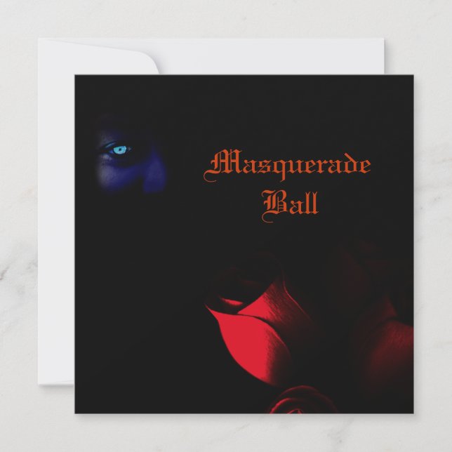 Masquerade Ball Invitations (Front)