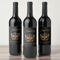 Masquerade Black Gold Birthday 