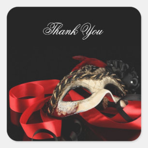 Masquerade Carnival Label