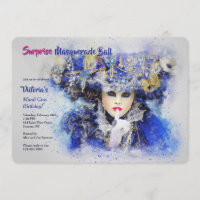 Masquerade Character Invitation