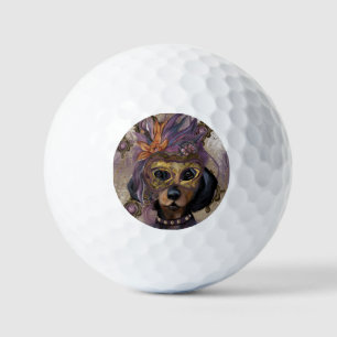 MASQUERADE DOXIE ART GOLF BALLS