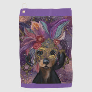 MASQUERADE DOXIE ART GOLF TOWEL