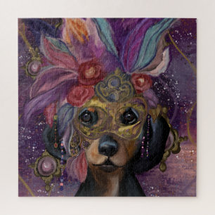 MASQUERADE DOXIE  ART      JIGSAW PUZZLE