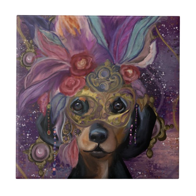 MASQUERADE DOXIE  ART      TILE (Front)