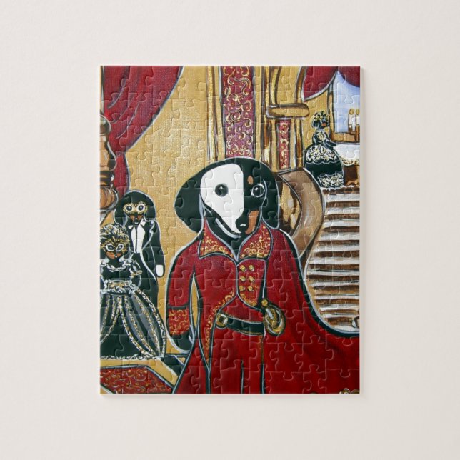 MASQUERADE DOXIE JIGSAW PUZZLE (Vertical)