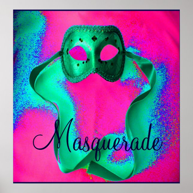 "Masquerade I" Poster - Customisable (Front)