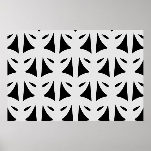 Masquerade in Black & Silver Poster (Front)