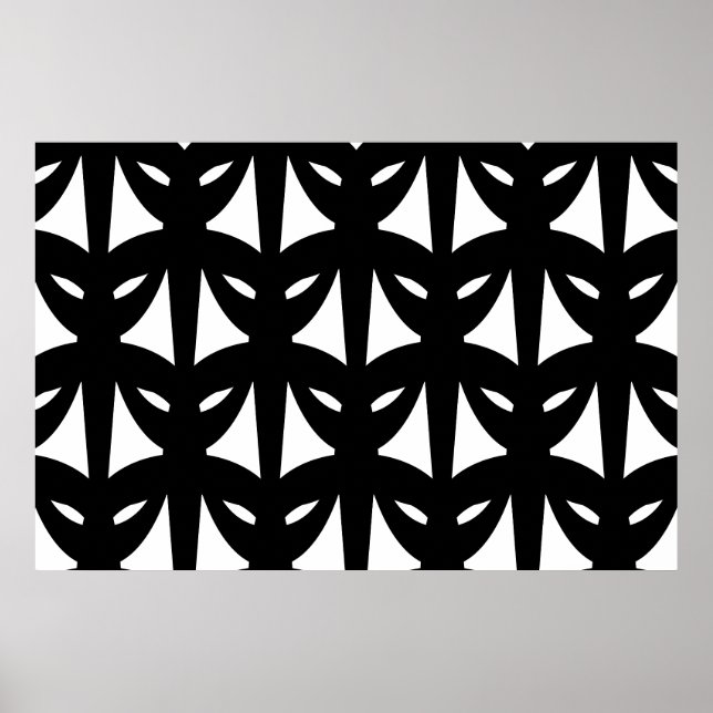 Masquerade in Black & White Poster (Front)