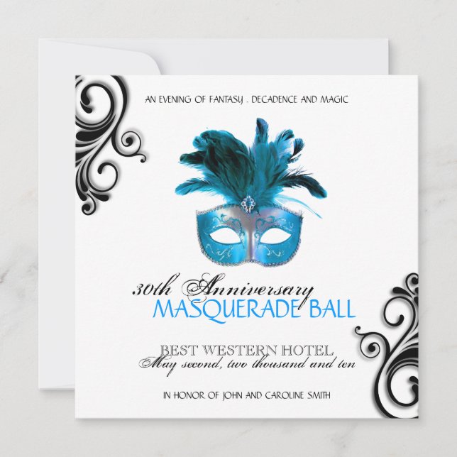 Masquerade Invitation (Front)