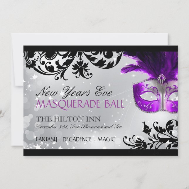 Masquerade Invitation (Front)