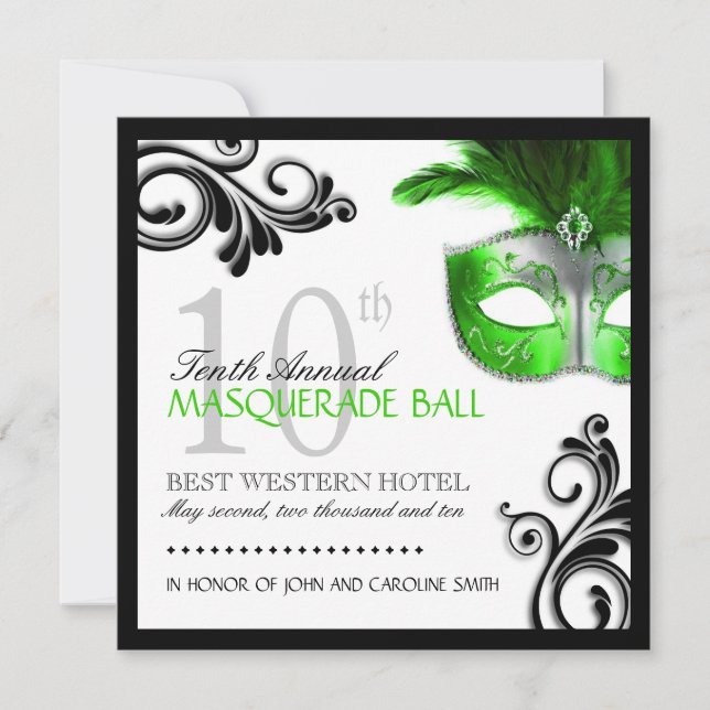 Masquerade Invitation (Front)