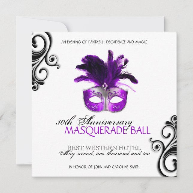 Masquerade Invitation (Front)