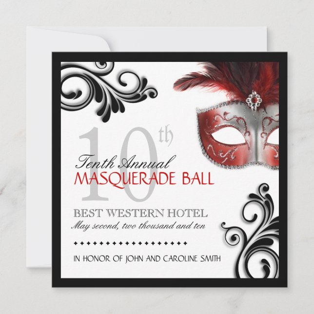 Masquerade Invitation (Front)