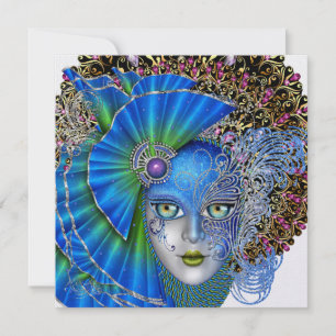 Masquerade Mardi Gras Invitation