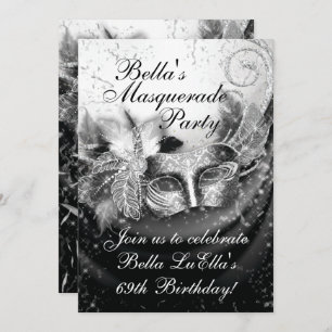 Masquerade Mardi Gras Party Invitation