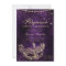 Masquerade mask purple gold glitter Sweet 16
