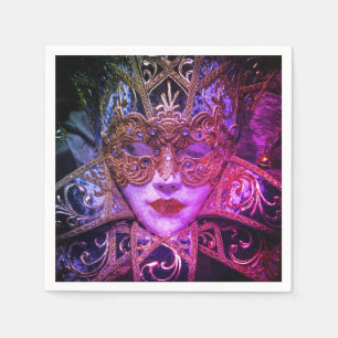 Masquerade mask Victorian elegant gothic Napkin