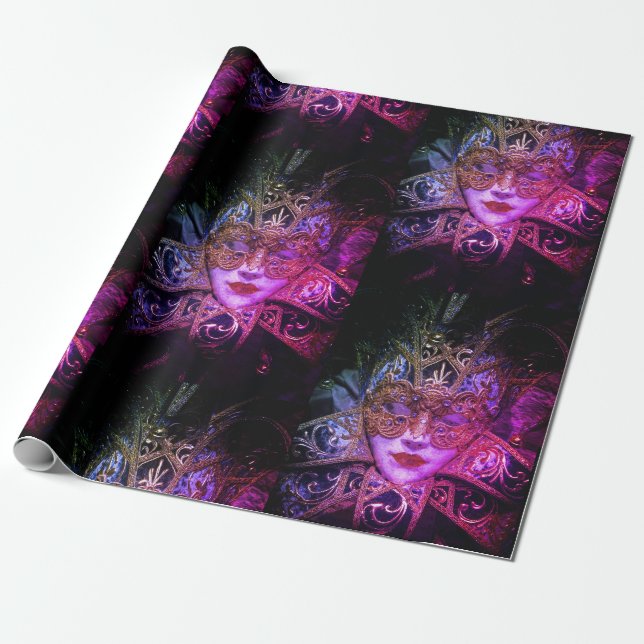 Masquerade mask Victorian elegant gothic Wrapping Paper (Unrolled)