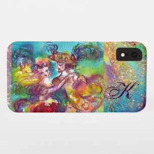 MASQUERADE NIGHT / CARNIVAL DANCE MONOGRAM iPhone XR CASE