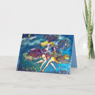 MASQUERADE NIGHT DANCING AND MUSIC Birthday Card