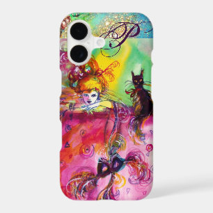 MASQUERADE NIGHT / LADY WITH BLACK CAT MONOGRAM