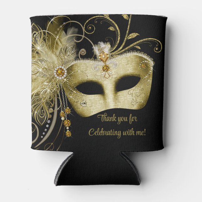 Masquerade Party Can Cooler (Front)