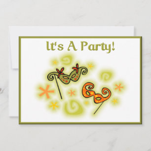 Masquerade Party Invitation