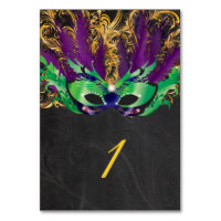 Masquerade Party Magical Night Green Purple Gold