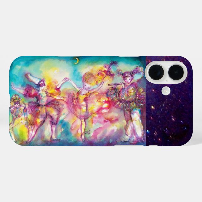 MASQUERADE PARTY,Mardi Gras Masks,Dance,Music Case-Mate iPhone Case (Back (Horizontal))
