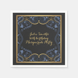 Masquerade Party masked ball birthday luxurious Napkin