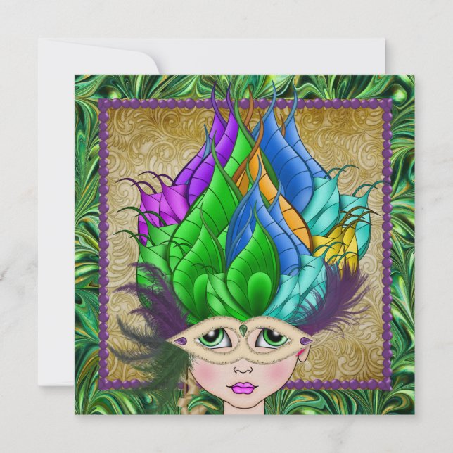 Masquerade Party - SRF Invitation (Front)