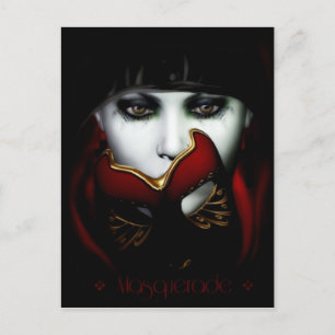 Masquerade Postcard