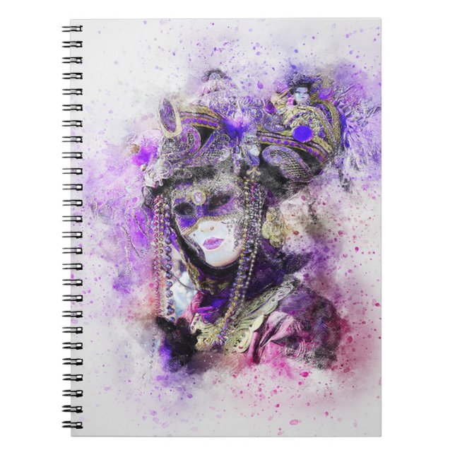 Masquerade Spiral Notebook (Front)
