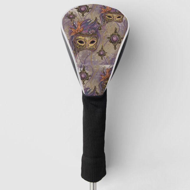 MASQUERADE VENICE  ART      GOLF HEAD COVER (Front)