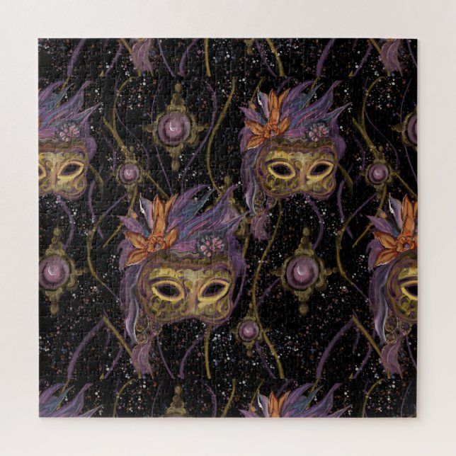 MASQUERADE VENICE  ART      JIGSAW PUZZLE (Vertical)