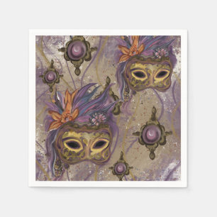 MASQUERADE VENICE  ART      NAPKIN