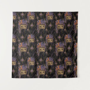 MASQUERADE VENICE ART TAPESTRY