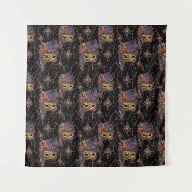 MASQUERADE VENICE  ART      TAPESTRY (Front)