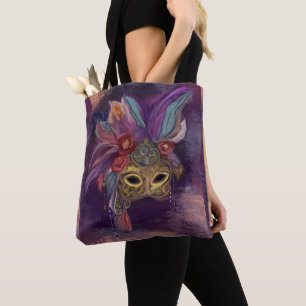 MASQUERADE VENICE ART TOTE BAG