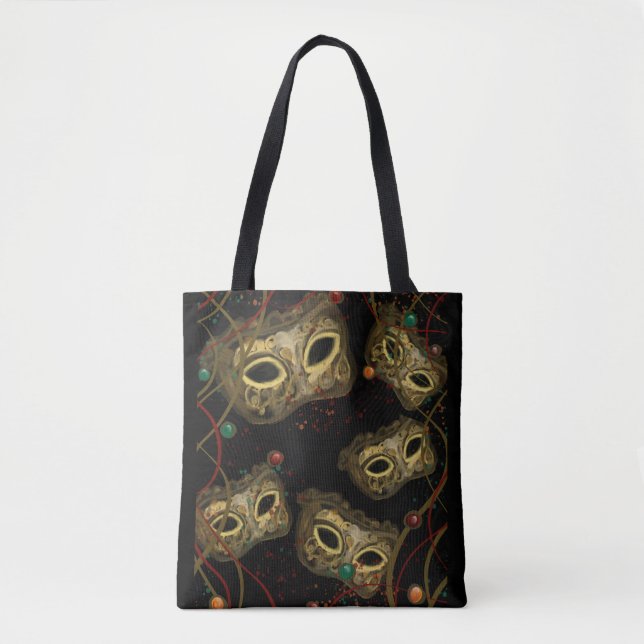 MASQUERADE VENICE  ART      TOTE BAG (Front)