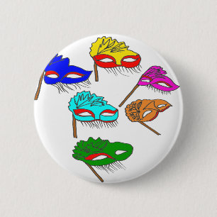 MASQUES1.png 6 Cm Round Badge