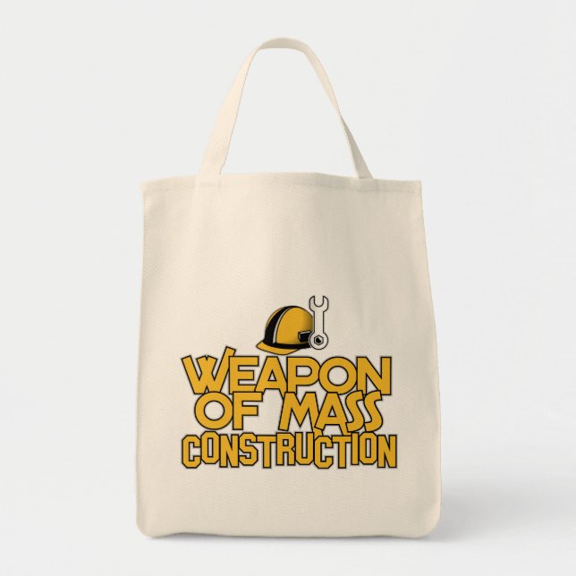 Mass Construction bag – choose style & colour (Front)