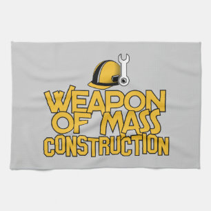 Mass Construction custom hand towel