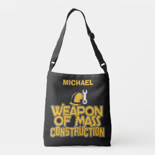 Mass Construction custom name bags