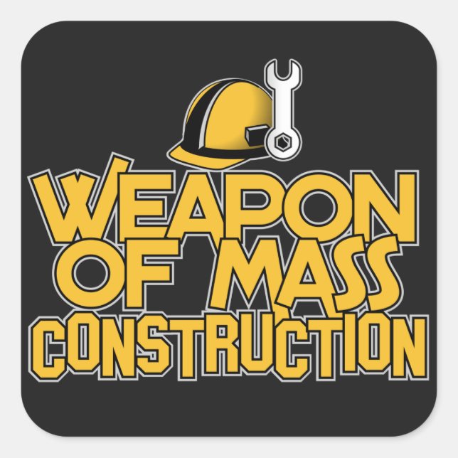 Mass Construction custom stickers (Front)