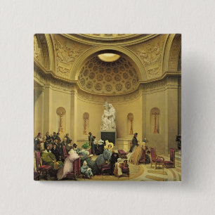 Mass in the Expiatory Chapel, 1830-48 15 Cm Square Badge